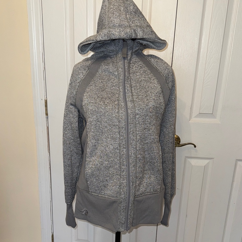 Gray Zip-Up Hoodie